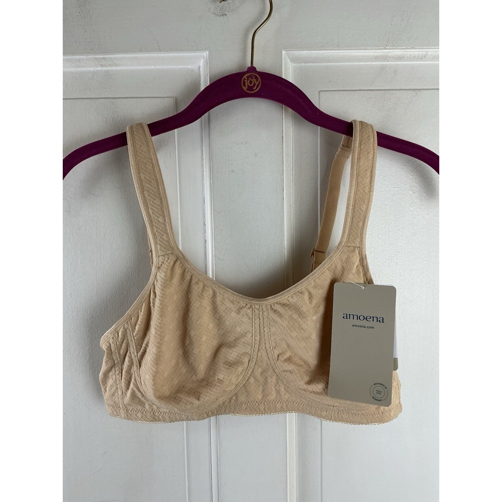 Mastectomy Bra Amoena Tiana Pocketed Post Surgery Non Wired Soft 36B